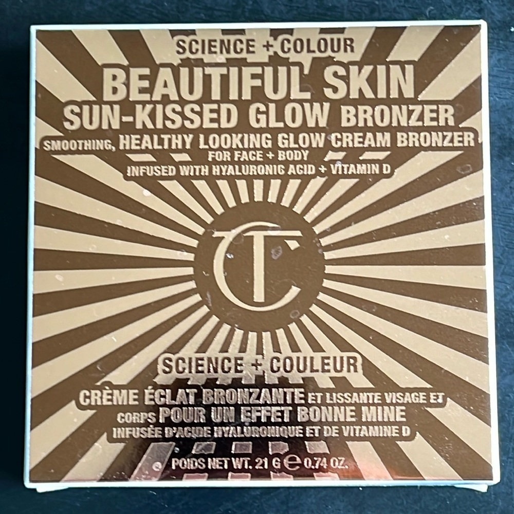 FREE SHIPPING! New in box Charlotte Tilbury Science & Colour bronzer, 2/Medium